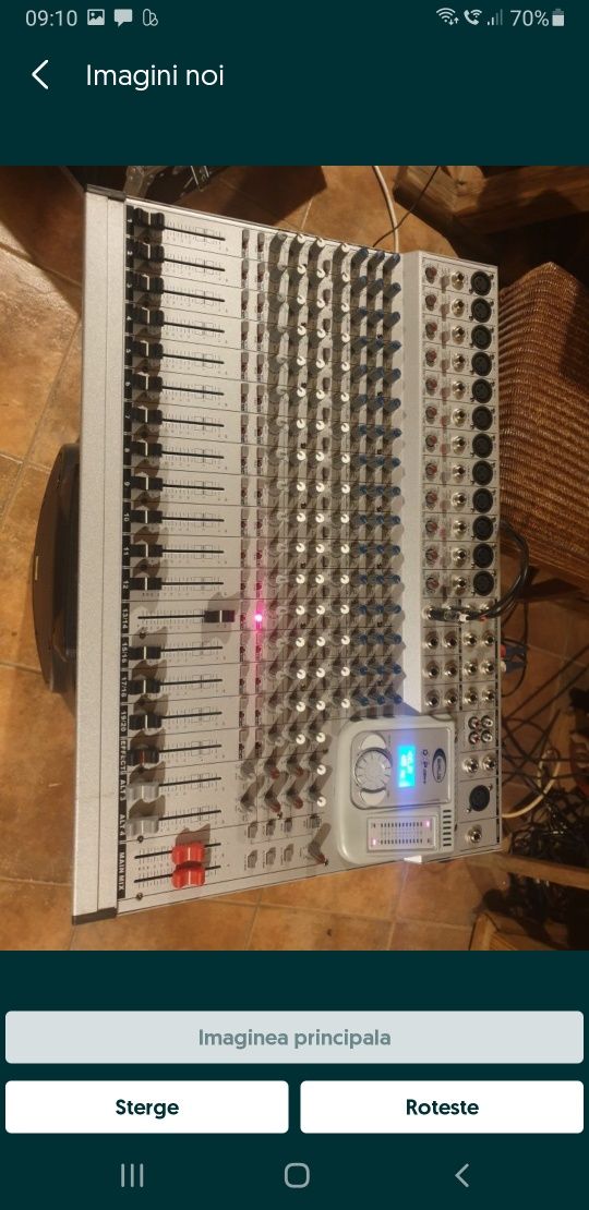 Mixer Phonic helix24/Sirus dxp20/Soundcraft Efx8/Roland sp404/Tapco 60