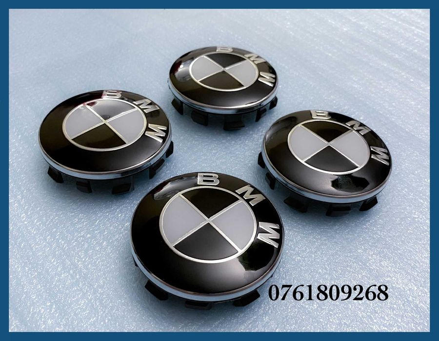 Set 4 capace 56mm jante aliaj BMW seria 1 2 3 4 5 6 7 X1 X3 X5 X6