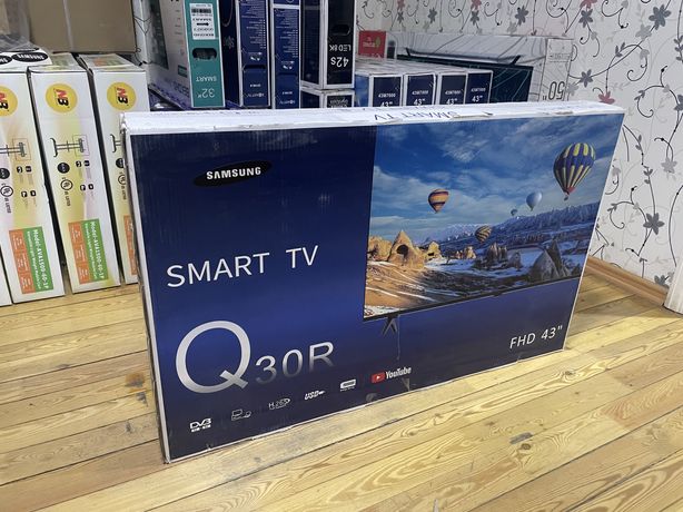 Телевизор Samsung 43 Smart TV ANDROID 11 (2022) год + Голосовой пульт.