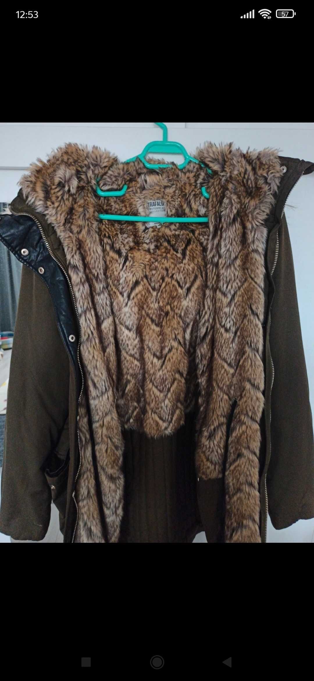 Parka cu blana Zara L