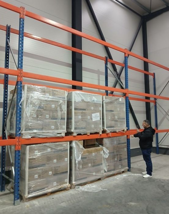 Rafturi metalice industriale premium depozitare paleti 3x9