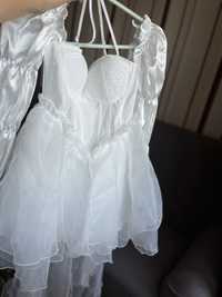 новое платье белое