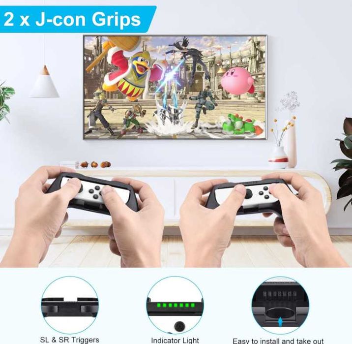 Younik комплект аксесоари за Nintendo Switch OLED 15 в 1