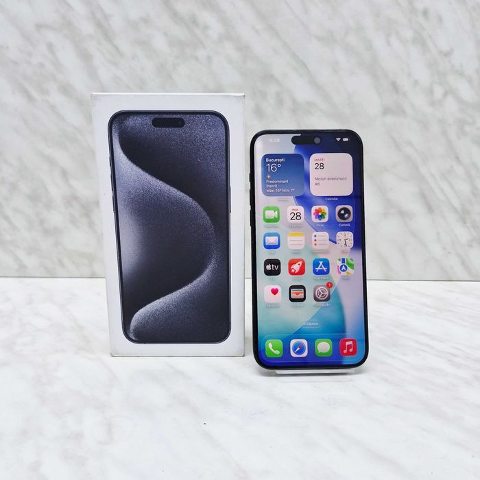 iPhone 15 Pro Max 256GB, 100% Baterie Zeus Amanet Militari 33437