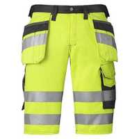 Snickers 3033 Hi-Vis Holster Pocket Shorts, Class 1