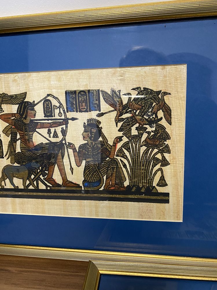 Tablou papirus înrămat
