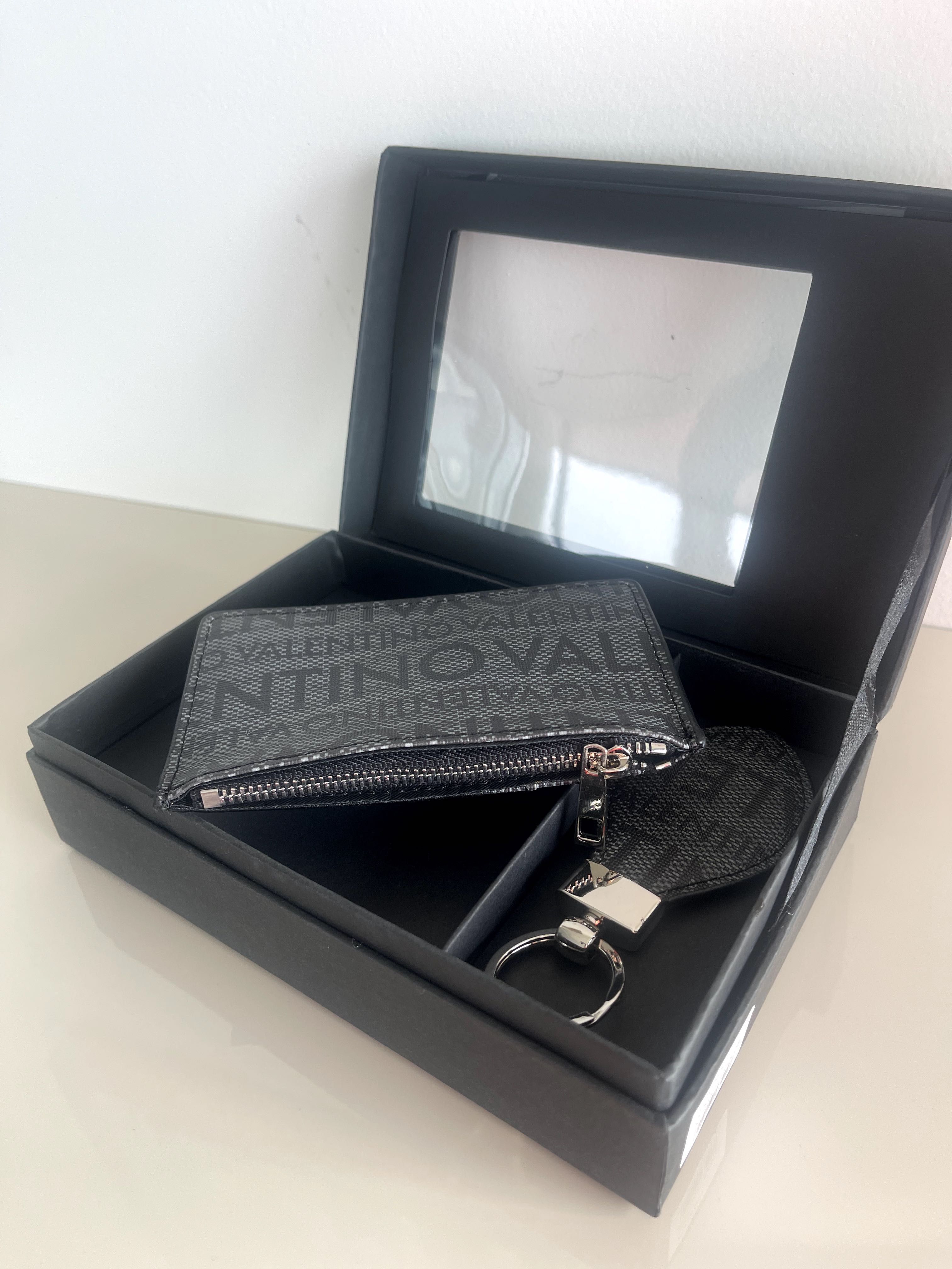 Valentino  by Mario подаръчен сет мини мъжко портмоне и ключодържател