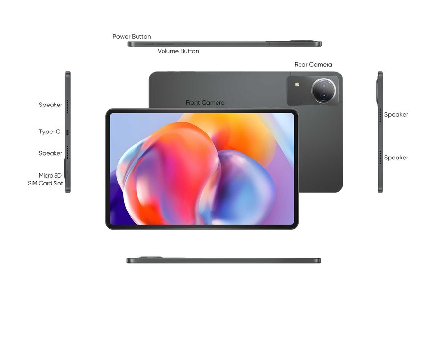 Огромен 12" Таблет N-one® NPad Ultra 4G LTE 8-core 20G RAM 128G ROM