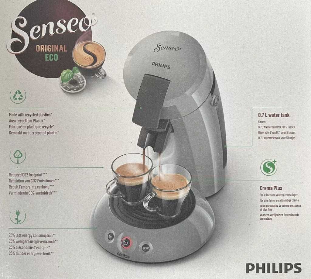 ПРОМОЦИЯ-Еспресо кафемашина Philips Senseo Original Eco
