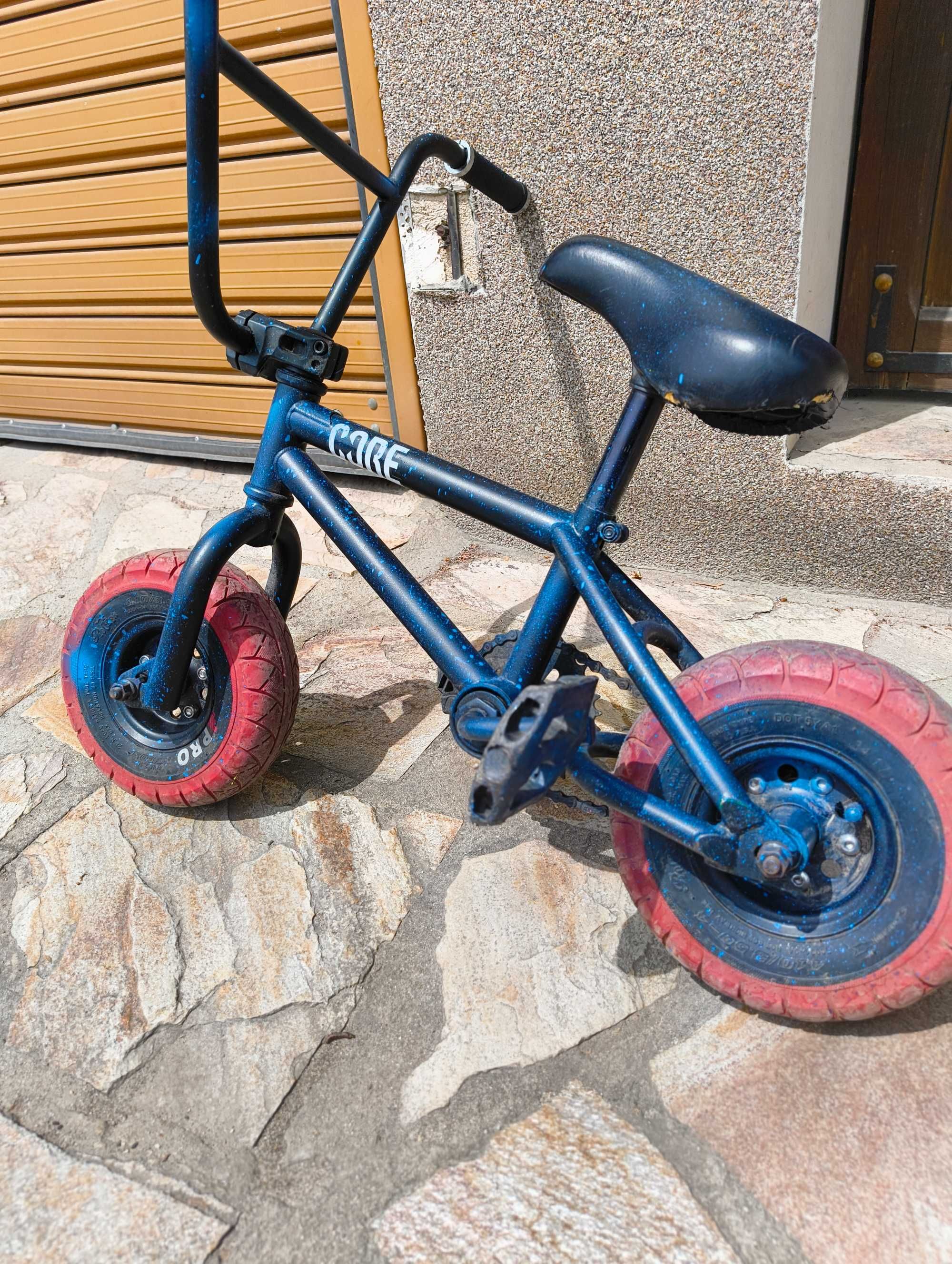 Mini BMX  черно с синьо и червено