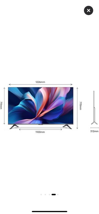 Televizor SmartTv Xiaomi QLED Ultra HD  138 cm 55”nou, in cutie
