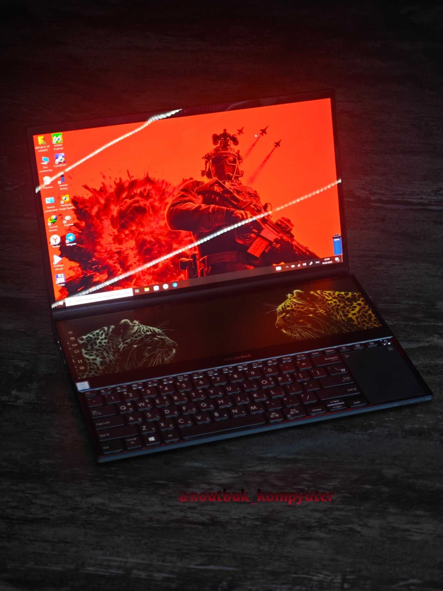 Мощный игровой Asus Zenbook Duo Pro Core I9