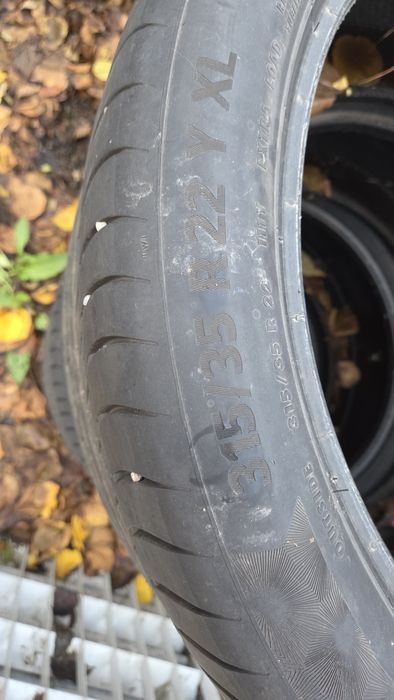 Set anvelope Continental vara 275/40/22 si 315/35/22 stare buna
