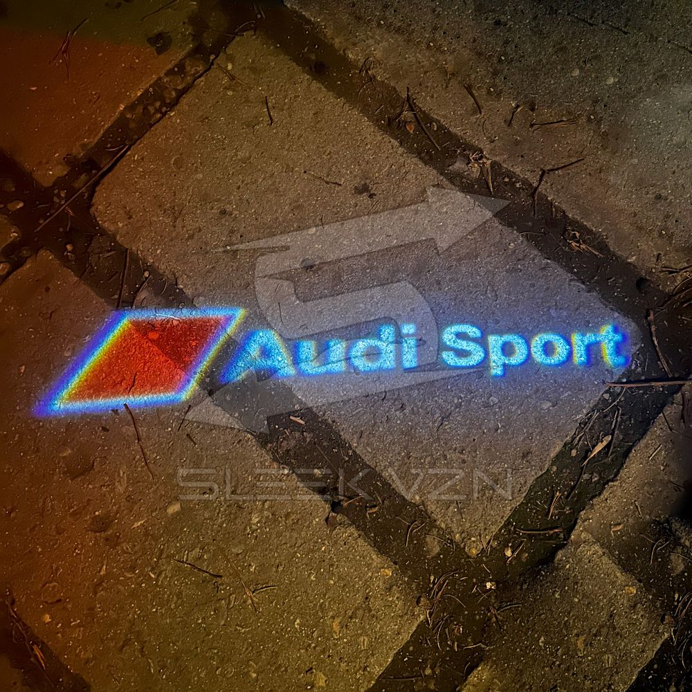 Led welcome светлини, лого проектор за Audi