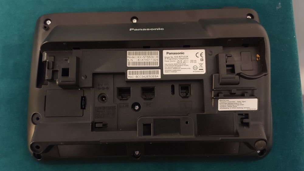 Telefon IP Panasonic KX‑NT553X‑B – stare f bună, ca nou