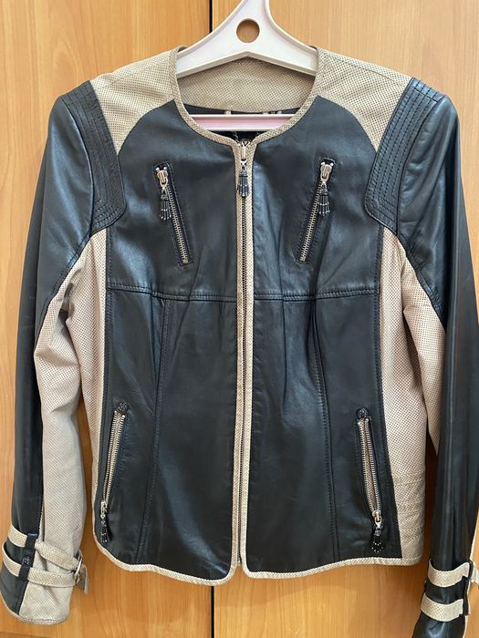 Кожаная куртка sassofono 100% кожа