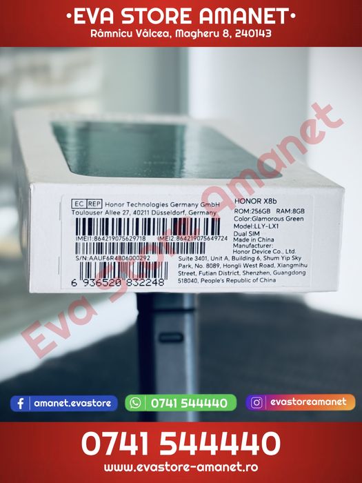 HONOR X8b Glamorous Green 256GB 8GB RAM Dual SIM - Produs nou