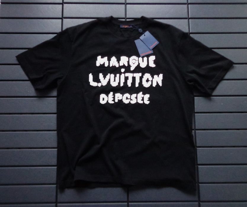 Мъжка тениска Louis Vuitton Embroidered Signature T shirt