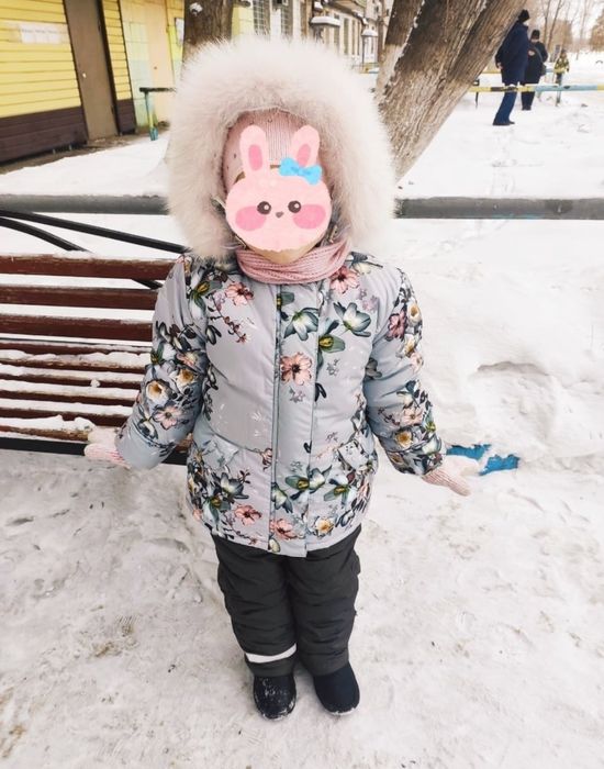 Продам зимний костюм/комбинезон для девочки