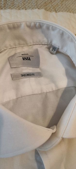Cămașa albă Moss(Next ) Tailored Fit,   pt bărbați ,măsura XL