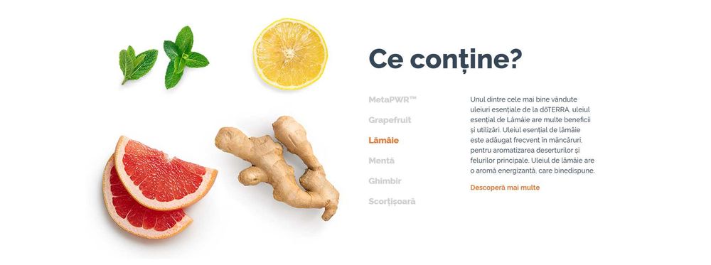 Biluțe MetaPWR™ Supliment alimentar cu uleiuri esențiale și îndulcitor