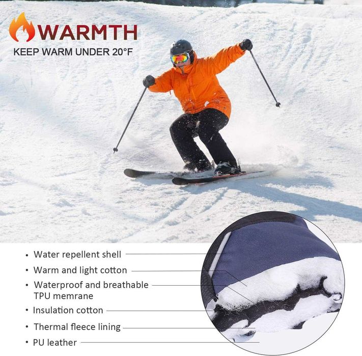 Manusi ski, munte, BRIGENIUS,XL