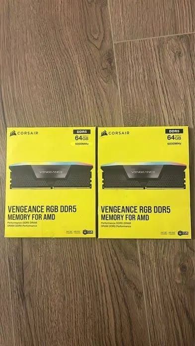 Ram 64gb ddr5 corsair vengeance 2x32gb rgb