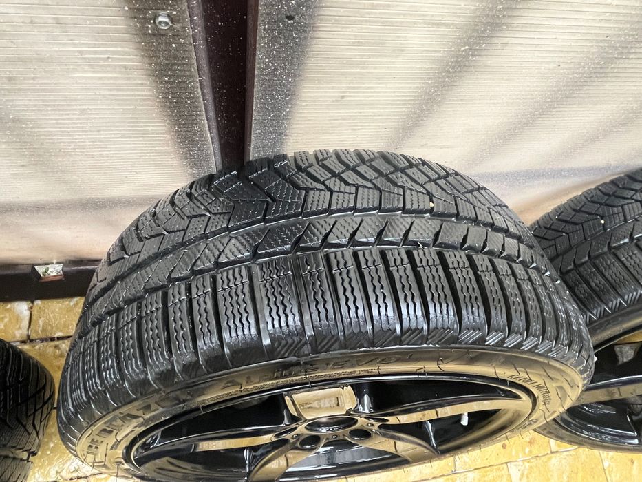 Jante BMW 17 5x120 cu anvelope iarna 225.45.17 dot 2024