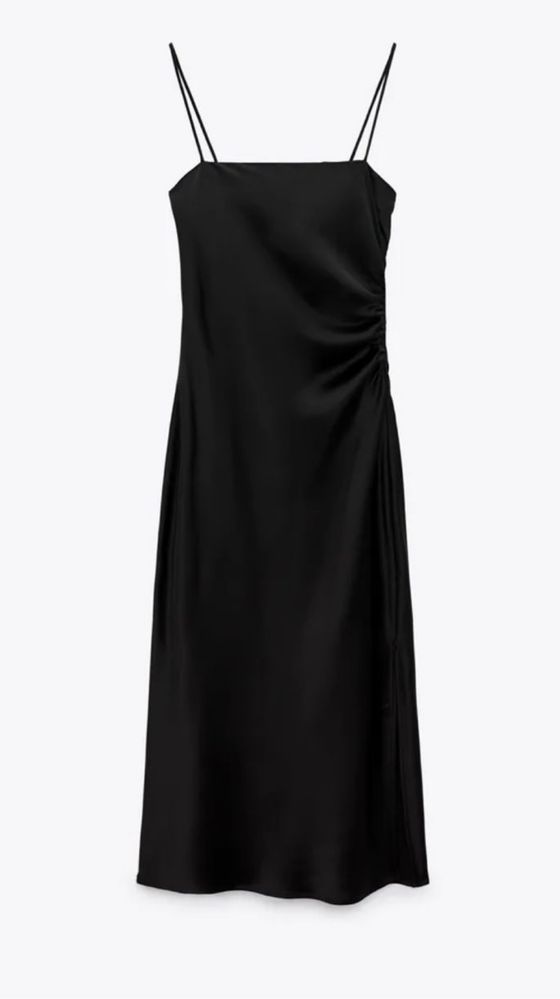 Rochie midi satinata