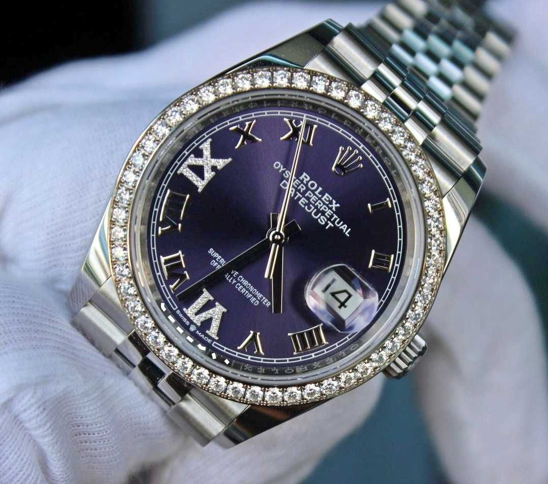 Дамски Часовници Rolex Datejust 36mm лилаво