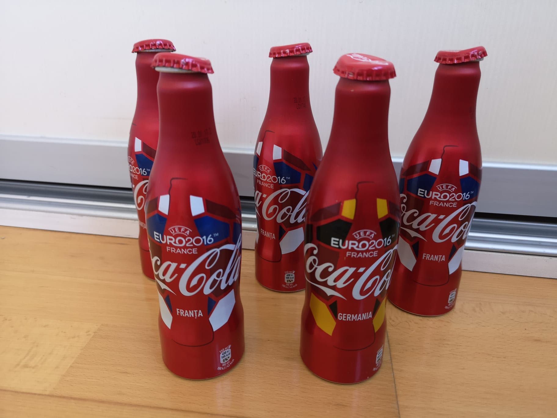 Sticle colectie coca-cola UEFA euro 2016 rare coca cola