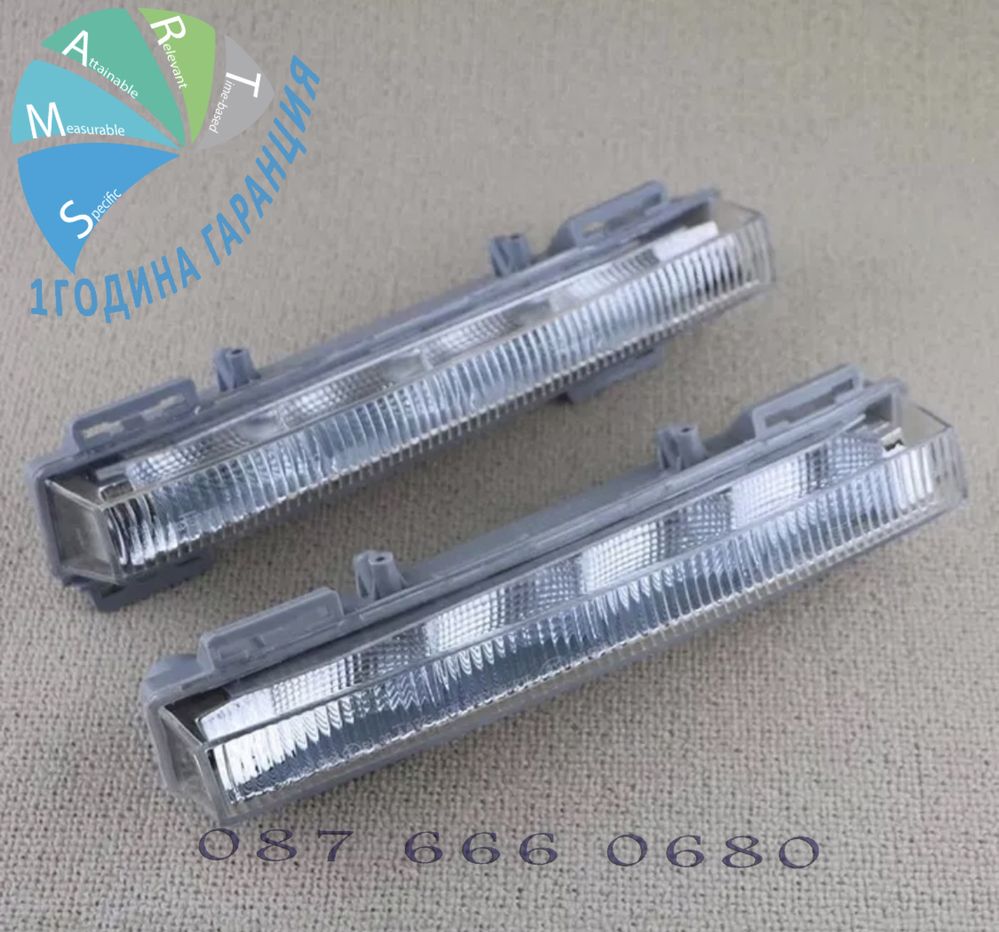 401 LED Дневни светлини халогени Mercedes w166 ml gl glk в166 крушка