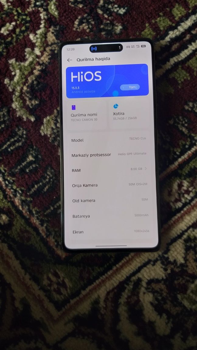 Tecno Camon 30 256gb