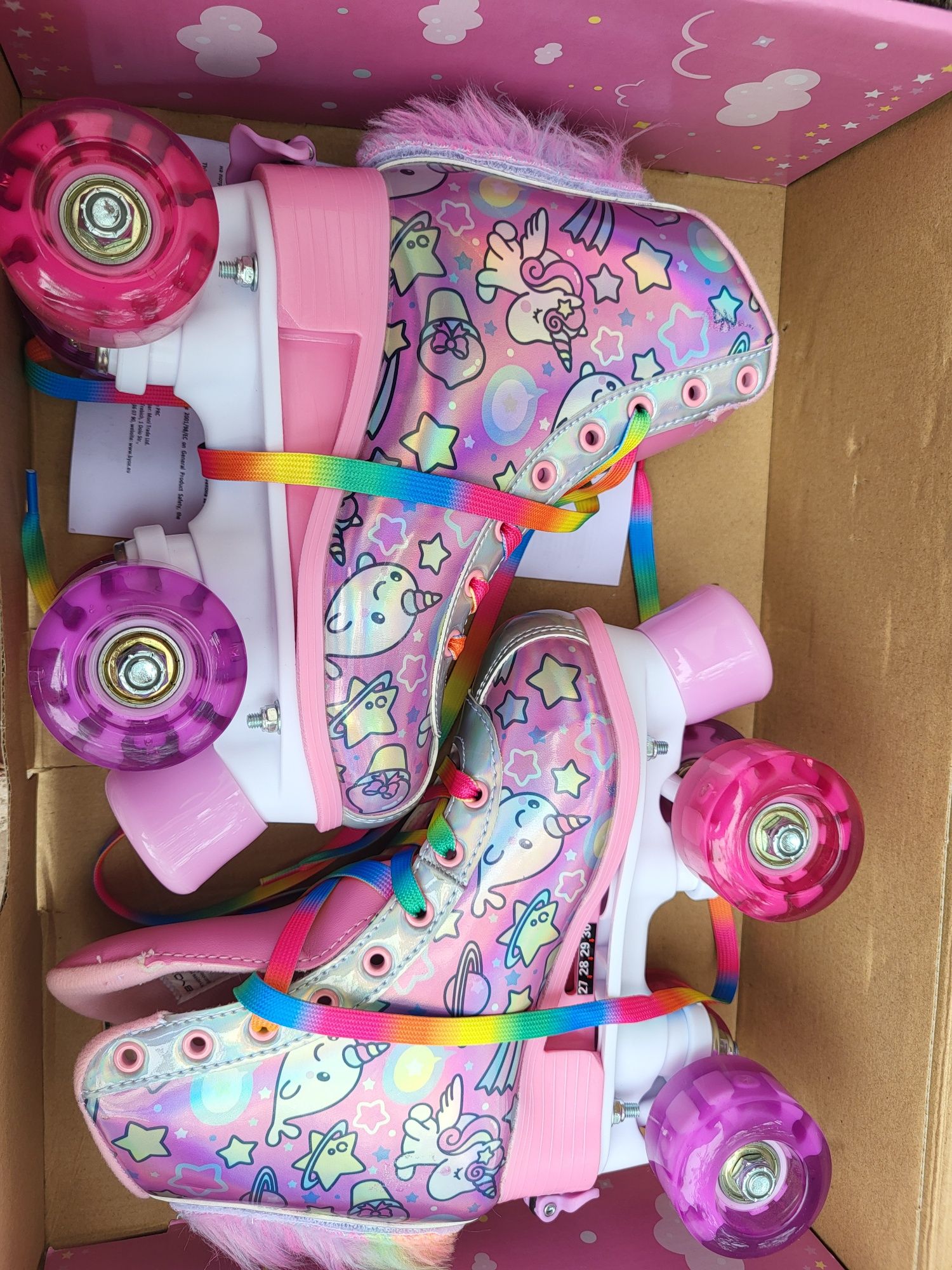 Регулируеми ролкови кънки Unicorn XS (27-30)
