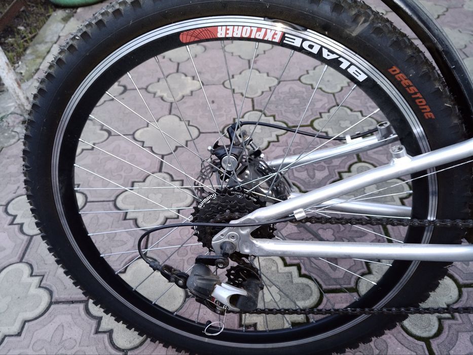 Bicicleta full-shock suspensie față spate inpecabila