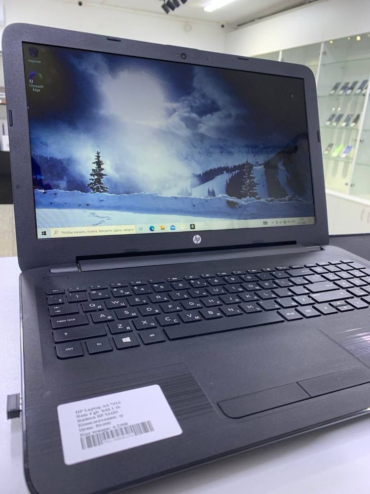 HP Laptop A6-7310 Ram 4 gb hdd 1 tb