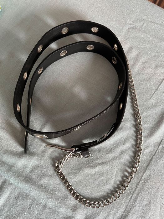 Curea dama Waikiki neagra cu lant