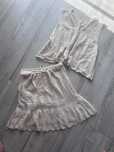 Set cu fusta si bluza crosetat