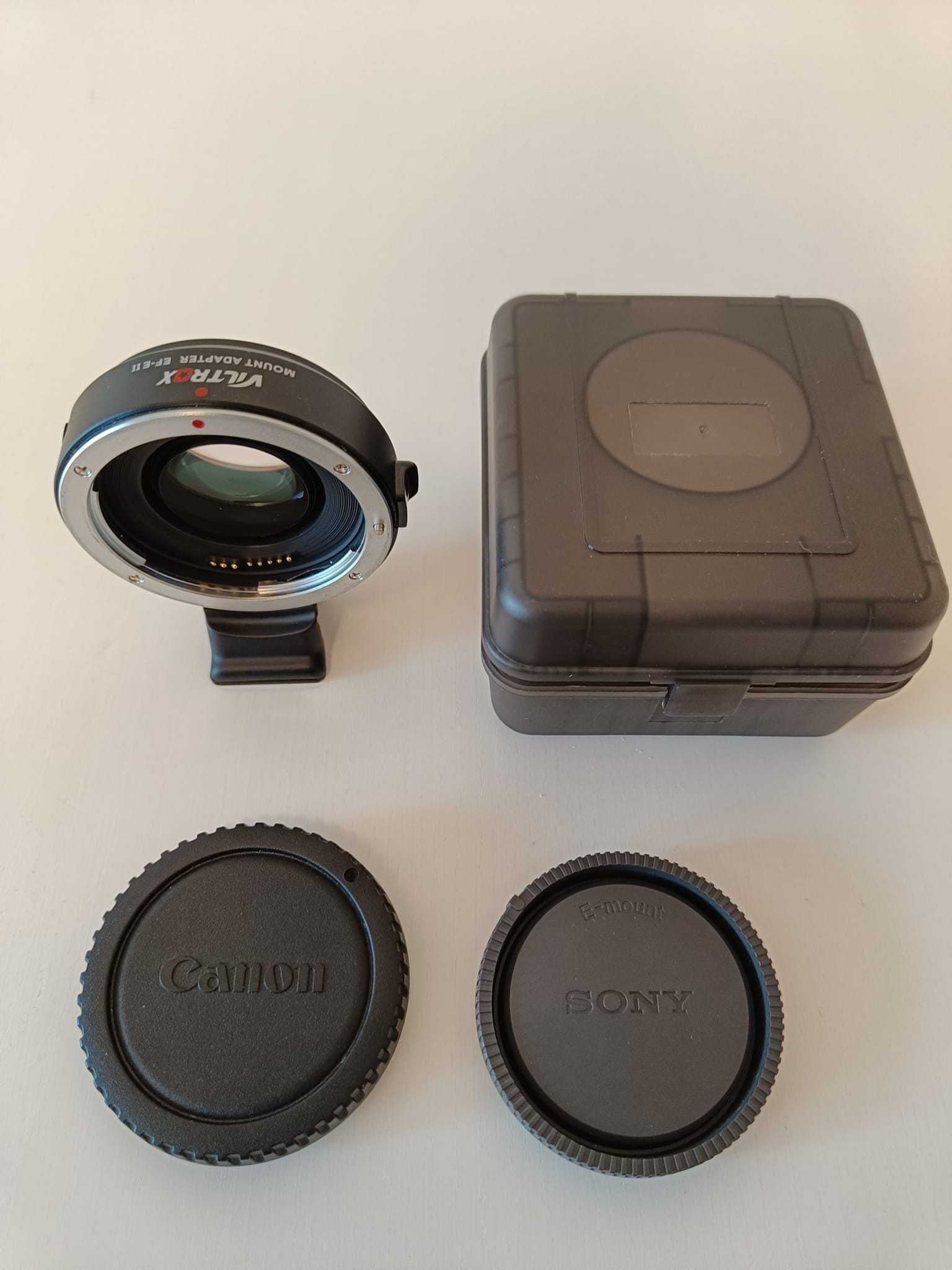 Adaptor Canon la Sony Viltrox EF-E mark 2 Speed booster ca Metabones