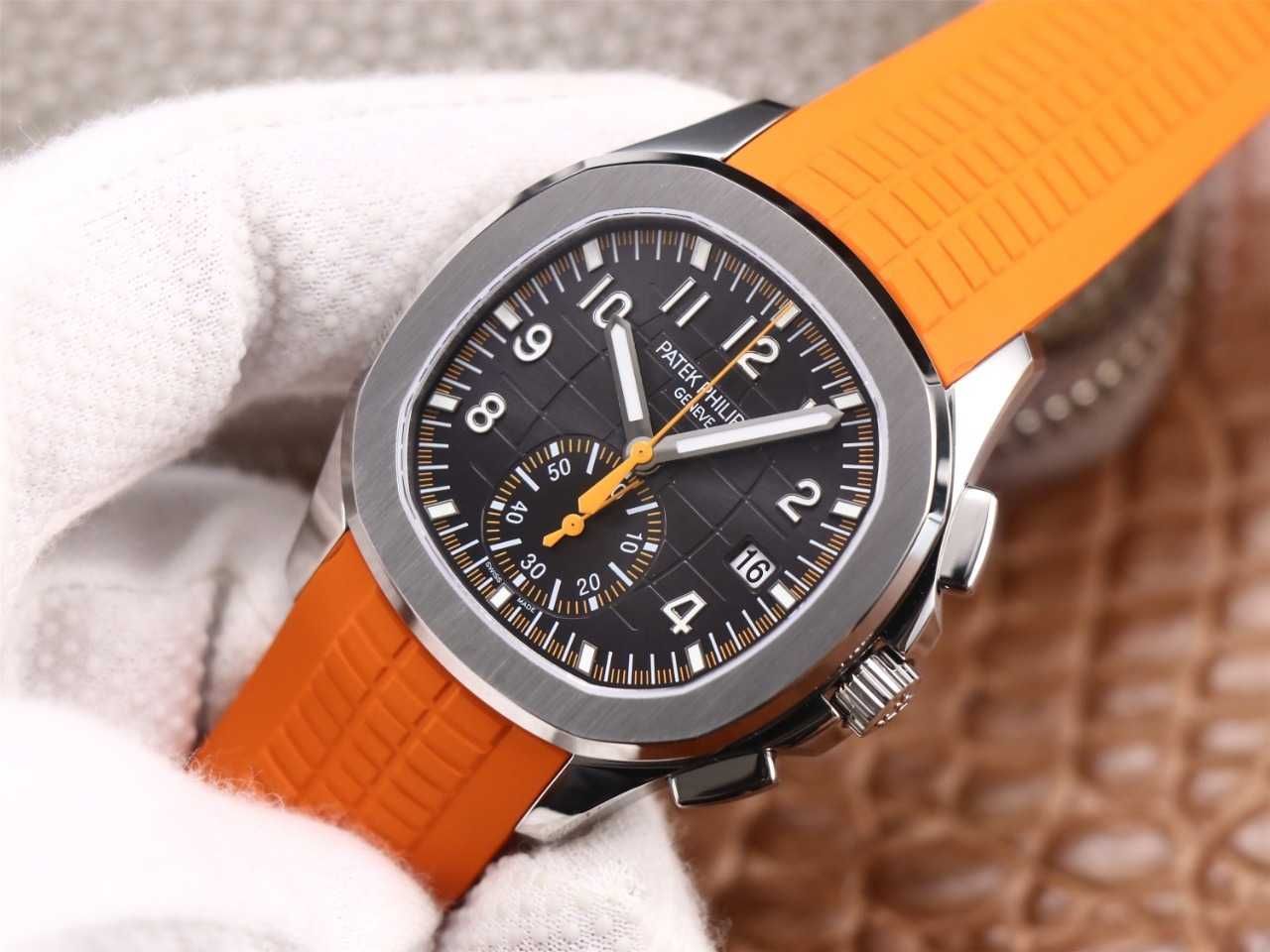 Patek Philippe Aquanaut Chrono оранжево/ 2