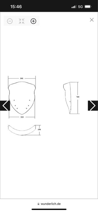 Motorrad Wunderlich слюда за BMW 1200RT