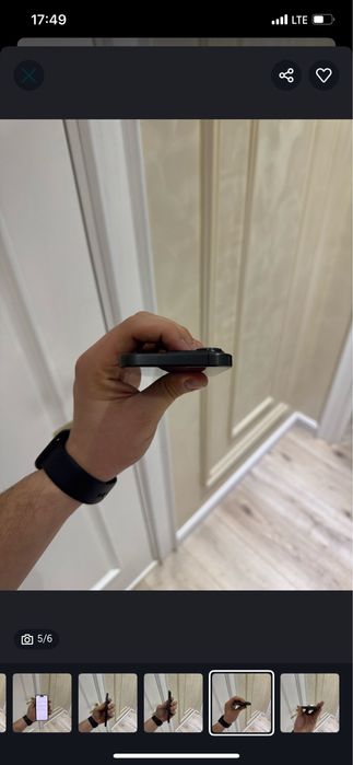 Iphone 15 pro black titanium 128GB sim karobka