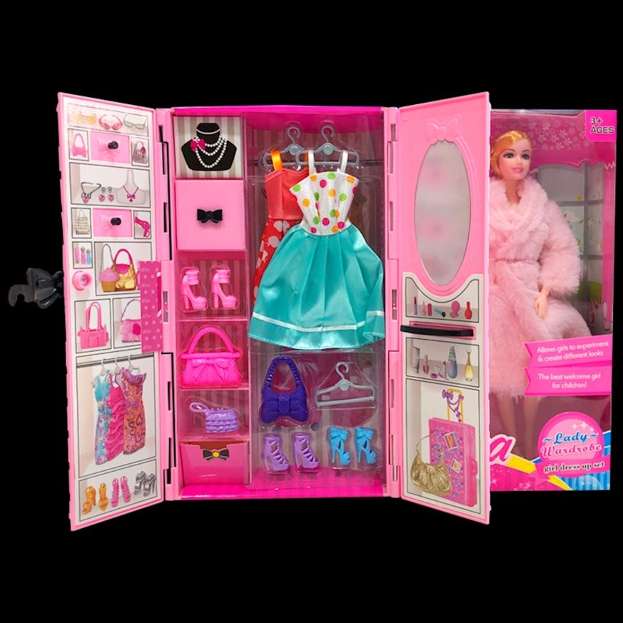 Кукла Барби с гардероб и аксесоари