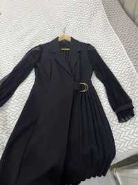 Платье черное мини размер S 42 44 вечернее
