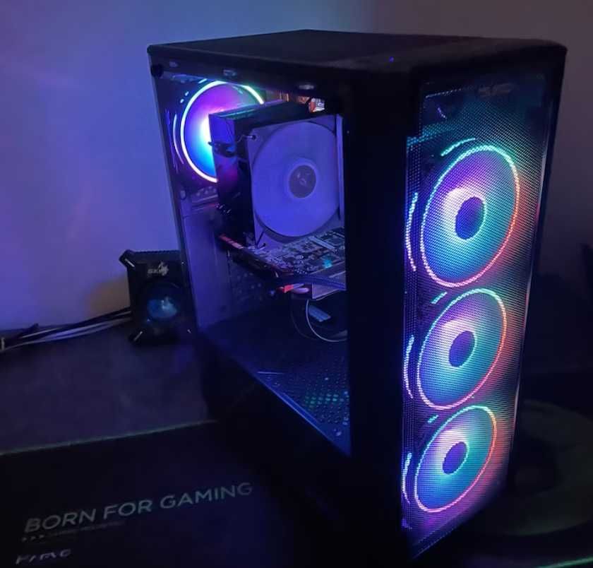 Carcasa Pro Gaming Zed Sigilata 4 ventilatoare RGB + Telecomanda