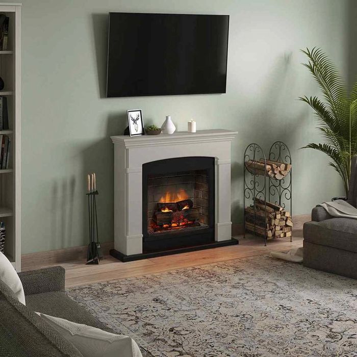 Helmi Light Beige semineu electric PowerFlame 2