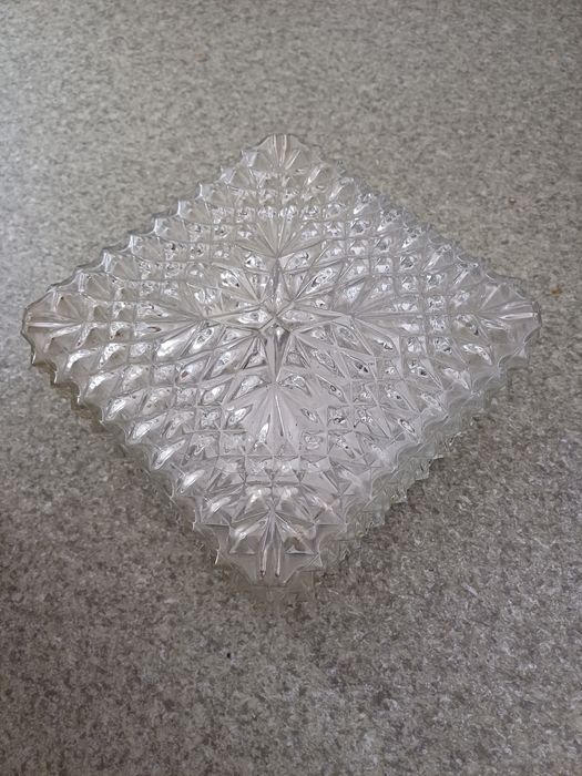 Accesoriu decorațiune lumina vintage colectie sticla RZB Germania 1970