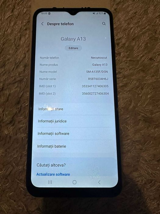 Samsung A13 4G sau 5G Liber de retea