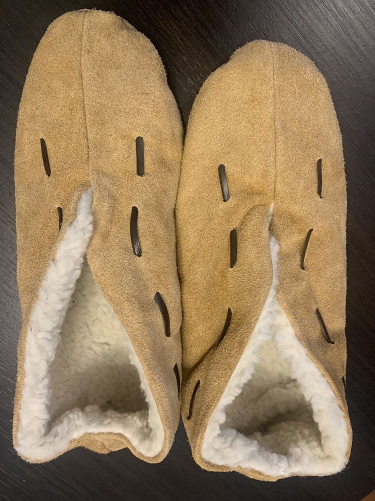 Papuci de casa barbati Sheepskin size 43