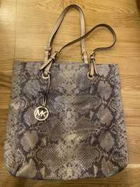 Geanta Michael Kors MK, piele de sarpe